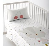 Juego de sábana cuna/maxicuna las pequeñas cosas 100% algodón cuna 60 cm