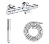 Mezclador de baño-ducha grohe precision get con teleducha vitalio get stick 1jet y flexo de 200cm