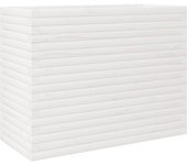 Jardinera madera maciza de pino blanco 90x40x68,5 cm