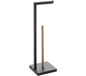 Well home - portarrollo reserva 'natureo' en negro ø20x64,5cm