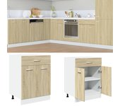 Maison exclusive - mueble bajo cocina con cajón “lyon” madera roble sonoma