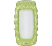 Flamingueo tumbona hinchable rejilla piscina flotador pvc verde