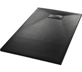 Plato de ducha smc negro 120x70 cm