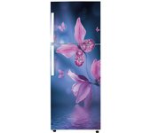 Vinilo adhesivo para nevera - flores mariposas