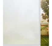 Película opaca para ventanas, película de vidrio electrostático, película esmerilada anti-uv para ventanas (45 x 200 cm, blanca)
