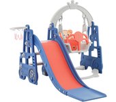 Tobogán 4 en 1 para niños y columpio, juguete para tobogán, escalada