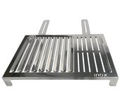 Don hierro - parrilla barbacoa grande de acero inoxidable | grande, ecológica y segura |todo tipo de asados. abrasame-
