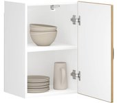 Mueble de pared de cocina kalmar madera de ingeniería artesanal de roble