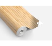 Adhesivo para muebles, armarios, pared, cocina, baños - imitación madera - tablas bamboo 100x100 cm