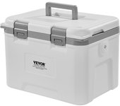 Vevor nevera rígida isotérmica 21 qt 20 l, refrigerador portátil, bolsa isotérmica con retención de hielo, manijas y correa resistentes, ligero