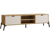 Mueble tv nost zafiro roble blanco