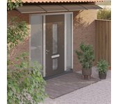 Maison exclusive - marquesina de puerta policarbonato negro 350x100 cm