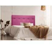 Cabecero cama sevilla tapizado tejido antimanchas fucsia 105*70