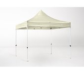 Carpa plegable 3x3 master - beige - impermeable - cenador ideal para camping, eventos, jardín, playa