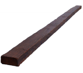 Viga imitación madera 10cm de ancho x 5cm de alto x 2m de largo color nogal decorativa de poliuretano vu0006-2-n