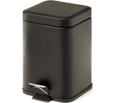 Sapho accessoires de salle de bains gedy - poubelle 5 l, softclose, noir mat 230914