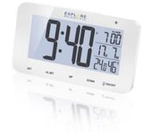Explore scientific rdc1004wht despertador reloj despertador digital blanco