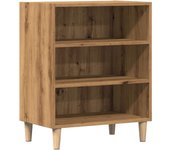 Aparador | aparador de comedor | armario de cocina de madera de ingeniería roble artisan 57x35x75 cm cfw30132