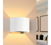 Aplique led blanco 6w ip54 redondo - blanco cálido 2300k - 3500k - silamp