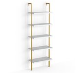 Vicco escalera estantería ava, blanco, 60 x 183 cm