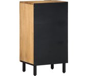 Aparador | aparador de comedor | armario de cocina marrón 40x33x75 cm madera maciza mango cfw26553