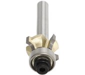 Broca de enrutador redondeada para redondear, herramienta de corte para carpintería para bordes, vástago de 1/4 de pulgada