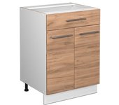 Vicco mueble bajo de cocina fame-line, roble dorado, 60 cm con cajón, sin encimera