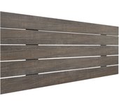 Dhome cabecero de madera reciclada dm estilo palet horizontal cama palets herrajes incluidos (105cm, roble amazonas)