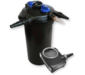 Kit filtración presión piscina 30.000 litros esterilizador uvc bomba 18 watts 487 16_0000889