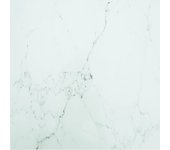 Sobre mesa blanco 70x70 cm 6 mm cristal templado diseño mármol