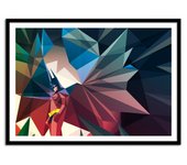 Art-poster - caveman - liam brazier - con marco negro 30 x 40 cm
