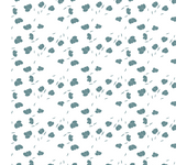 Papel pintado floral blanco con verde