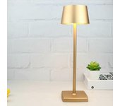 Luz nocturna, lámpara de mesa inalámbrica, lámpara inalámbrica recargable regulable 5200 mah, lámpara exterior impermeable ip54, para restaurante inte