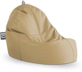 Puff lounge polipiel indoor beige happers