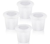 Paquete de 4 anillos para sombrilla de mesa de patio con cuña, estabilizador cónico para orificio de sombrilla, estabilizador de sombrilla de patio