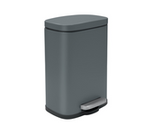 Cubo de basura akira 12l gris mate