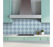 24 vinilos baldosas de cemento azulejos catanisa - adhesivo de pared - revestimiento sticker mural decorativo - 24stickers10x10cm