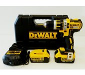Dewalt dcd795m2-qw - taladro percutor sin escobillas xr 18v 13mm 60nm con 2 baterías y maletín
