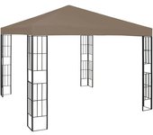 Maison exclusive - cenador gris taupe 3x3 m