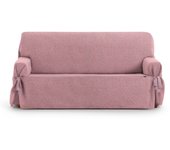 Funda de sofá valeria 2 plazas universal rosa 140 - 180 cm