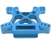 Placa amortiguadora delantera rc, universal, ligera, a prueba de golpes, torre de amortiguación delantera rc para coche rc 1/10 (azul oscuro)