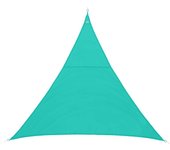 Hespéride - toldo vela de sombra triangular anori verde - 3 x 3 x 3 m - verde esmeralda