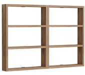 Estantería de pared con 6 baldas h60 cm - joy