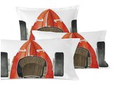 Racer car funda de almohada 80x80 cm