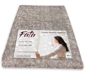 Par de cortinas de cristal de hadas marrones organza mil hilos par (2 paños) cm. 60x240 milímetros