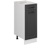 Vicco mueble bajo de cocina r-line, antracita casa de campo, 30 cm sin encimera