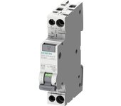 Siemens 5sv13166kk16 fi/ls compatto rcbo 1p+n 6ka typa 30ma b16 230v, protezione da sovraccarico e corrente residua in 1te (risparmio del 50% di spazi