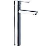 Ramon soler grifo de lavabo monomando alto cromado con sistema s2 de ahorro de agua serie drako