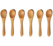 Excelsa eco living set 6 cucchiaini da caffè, bambù, 9 cm