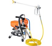 Succebuy pulverizador de pintura sin aire 2200w manguera alta presión 3000 psi motor sin escobillas 2 l/min ideal para pintura interior/exterior